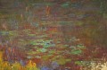 Coucher de soleil à droite Claude Monet Fleurs impressionnistes